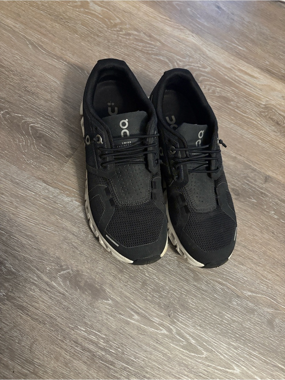 On Running Women's Black Athletic Running Shoes